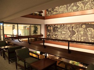 2階吹き抜けから