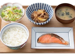 朝食無料サービス【吉野家】焼魚牛小鉢定食