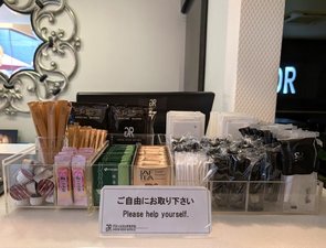 ■フロントカウンター■お部屋にはございません。おすきなものをお持ちください。