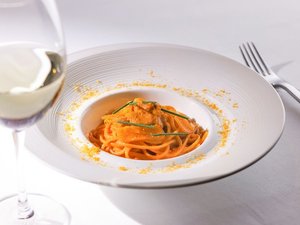 36階 Level36 生雲丹のクリームソース「リングイネッティ」サルデーニャ産カラスミパウダー