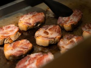 【夕食】夏野菜や魚介を使ったメニューをご用意しています。