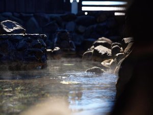 ■温泉につかりのんびりと