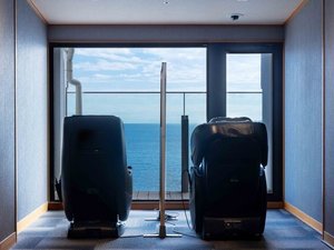 【サービス】湯上り処のマッサージチェア