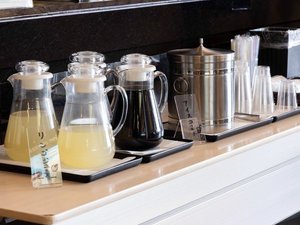 【サービス】朝のドリンクサービス