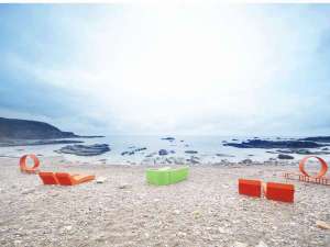 目の前に広がるプライベートユースな海岸