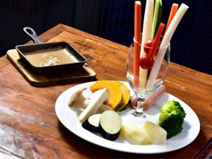 炭火焼きコース バーニャカウダ