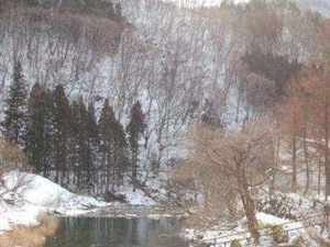 なかや旅館から、歩いて1分・・・こんな風景が見られます(撮影〜2月)