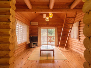 【大分県湯布院の貸し別荘・コテージ・ログハウス】かいがけ温泉 きのこの里