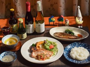 コース料理は手作りの味わい