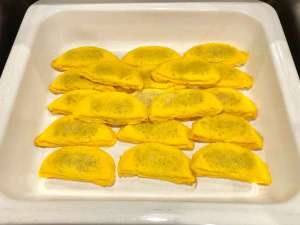 朝食の一例:ミニオムレツ