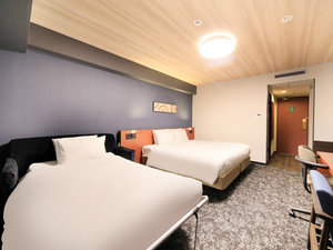 【デラックスダブル+エキストラベッド】ご夫婦やカップルに最適!