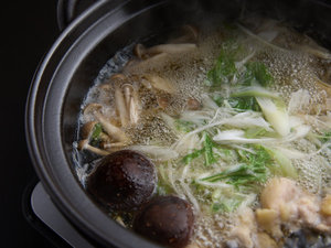 ご夕食 - 榎の晩餐(姫鶏鍋)
