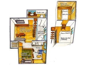 ・<コンド 〜condo〜 禁煙> コンドミニアムタイプのウッディなゲストルームです。