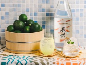 【6月〜9月】夏限定の爽快な焼酎ハイボールやかぼすサイダーを湯上がりの一杯として無料で提供いたします。