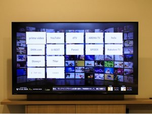 すべてのお部屋でスマートTVをご利用いただけます ※ご利用にはアカウントが必要です