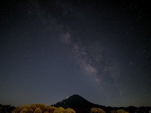 ホテル周辺で見られる天の川