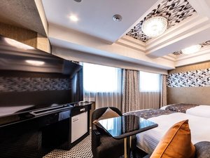 デラックスツイン禁煙室【本館最上階 20階】