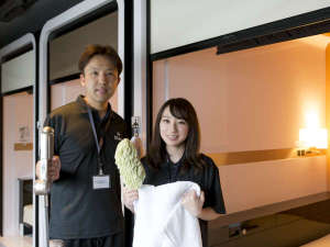 皆様に快適にお過ごしいただけるよう、一生懸命客室を準備いたします。
