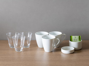 客室備品(コップ、グラス)