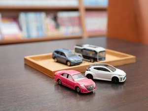 豊田といったら車。色々なミニカーがありますよ