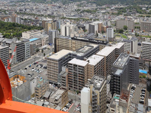 京都タワーからのホテルの外観です