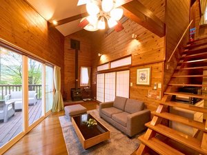 【山梨県富士五湖エリアの貸別荘・コテージ・ログハウス・コンドミニアム】スイートヴィラ山中湖