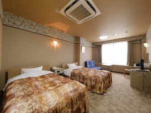 ■ツイン(417号室)広々とした客室で、ゆったりとした時間を