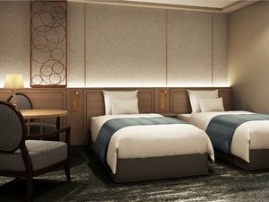 【禁煙】スーペリアツインルーム/120cm幅ベッド・約27�u
