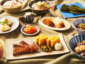 朝食ビュッフェ 盛り付けイメージ(和食)