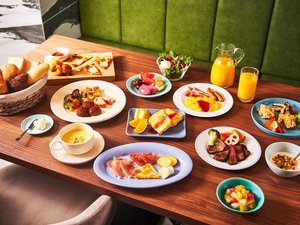 朝食ビュッフェ 盛り付けイメージ(洋食)