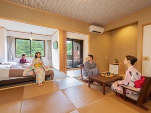 スーペリア露天風呂付和洋室ツイン ※客室の一例/画像の浴槽は温泉ではございません