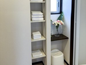 ご連泊の場合は泊数に合わせて人数分のタオル類をご用意しております☆彡