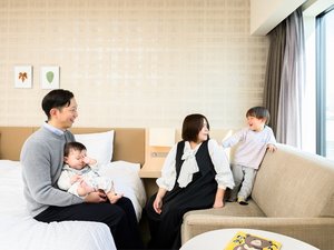 大切なお子様と一緒の旅。安心・安全な滞在をスタッフが心を込めてサポートいたします。