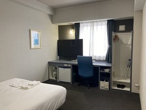デラックスシングルルーム21�u【ワイド140cm】 シングルでも解放感抜群です。