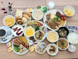 朝食バイキング