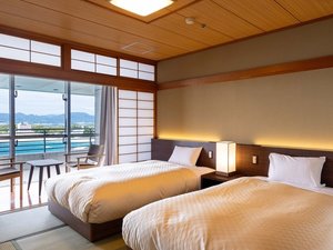 【特別室】寝室と景観