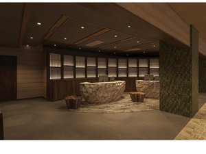 和の趣が漂うくつろぎのロビーホール