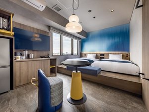 【スーペリアツイン】おひとり様やビジネス利用にもおすすめのシンプルで落ち着いたデザイン