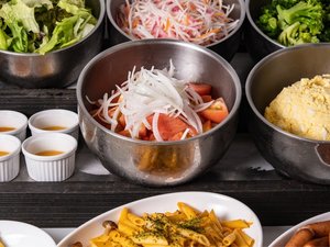 朝食ビュッフェ