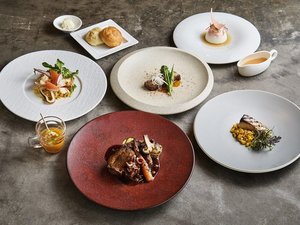 【夕食】薪焼きコース夏メニューイメージ_WOODSIDE dining