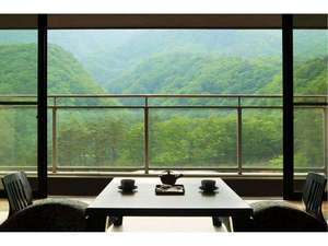 山側客室からの眺め