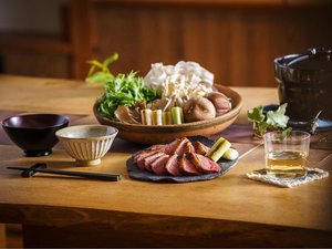 島根県産「えごま鴨の白味噌鍋」※写真はイメージとなります。
