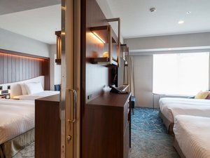 【コネクティング】46u / ツインルームが2部屋、内扉でつながっているお部屋です。最大収容人数4名