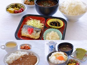 グリーンホテルの朝食は、このご時世なんと400円〜! 気軽に食べれますね^^