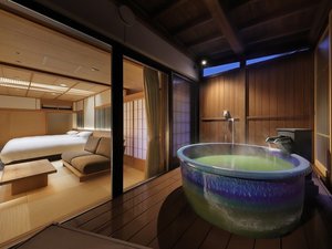 【露天風呂付 和洋室】2024年12月リニューアル!自慢の源泉かけ流し露天風呂付き