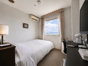 シングルルーム海側の眺望