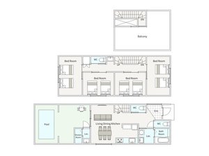 C棟:間取り図