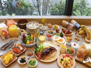 地産地消にこだわった朝食ブッフェ