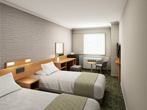 ツインルーム(2025年12月リブランドOPEN)南に浅間山、西に草津白根山を望む眺望抜群の洋室