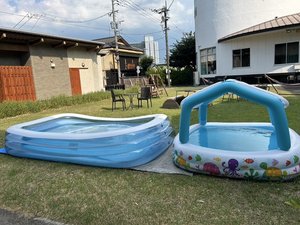 ���q�l�p�̃v�[���ŉĂ��y�����������S�C�ȂǗV������������Ă���܂�(*^^*)